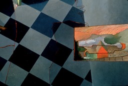 "The Saving Graces of Accidental Indescretions," Acrylic on Hardboard, 1987, Detaiol