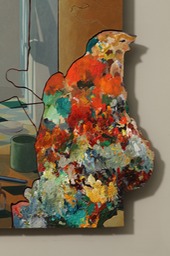 "The Intrusion of Fantasy Upon Reason In the Late Afternoon," Detail