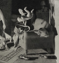 "The Lower Left Hand Corner of 'The Subtile Dishonesty of Feigned Innocence'" In Process, Graphite on Paper, 17.625" X 17"