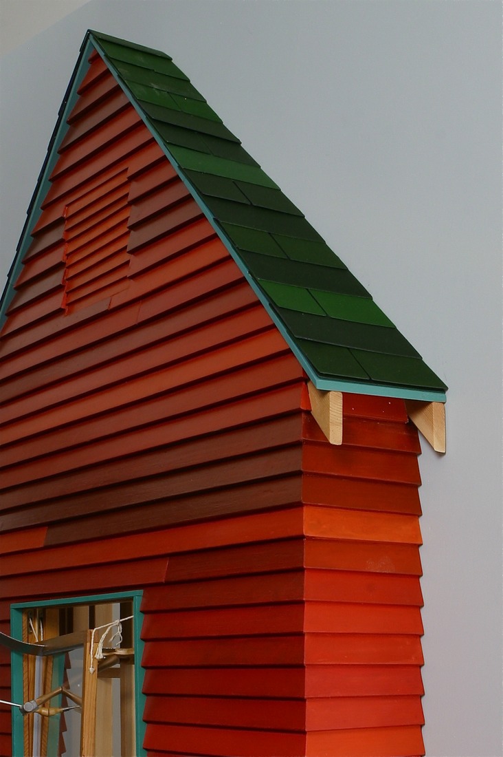 “Repair,” (Front), 1985, Remodeled 2012, Mixed Media, Detail