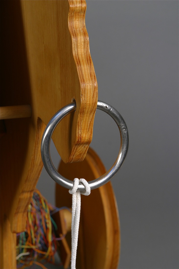 "Duck," Plywood, Ping Pong Balls, Steel, Wire, String, Plastic, Detail, 1985, Reworked 2012