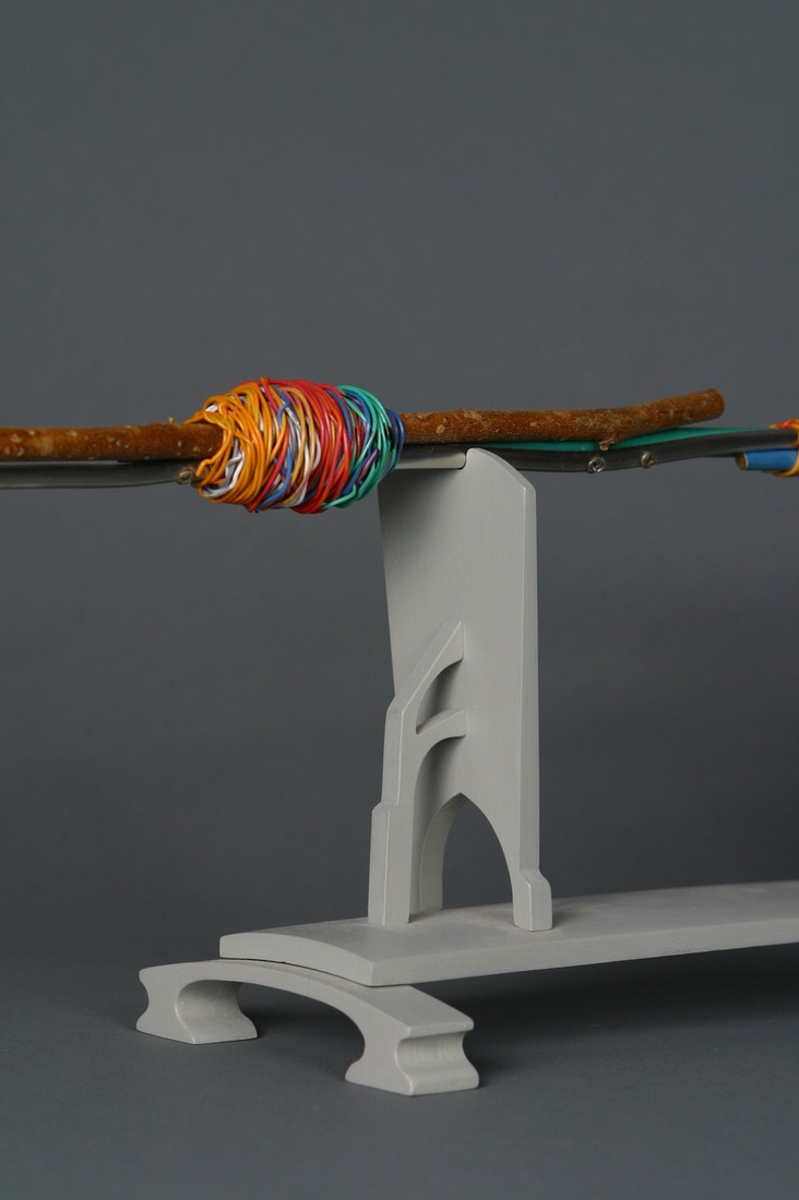 “The Too Good To Use Pointer,” circa 1985, “The Too Good To Use Pointer,” circa 1985, Stand 2009, Detail, Mixed