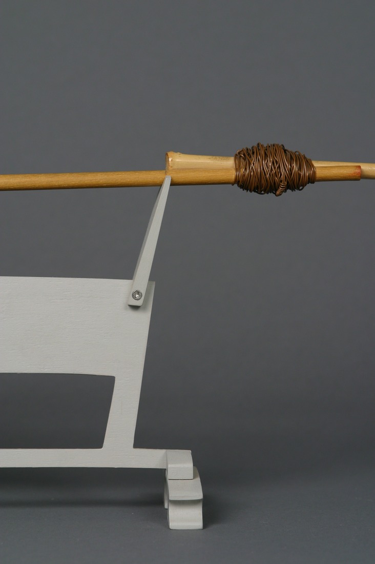 “The Brain Child Pointer,” Detail, circa 1984, stand 2009, Detail, Mixed